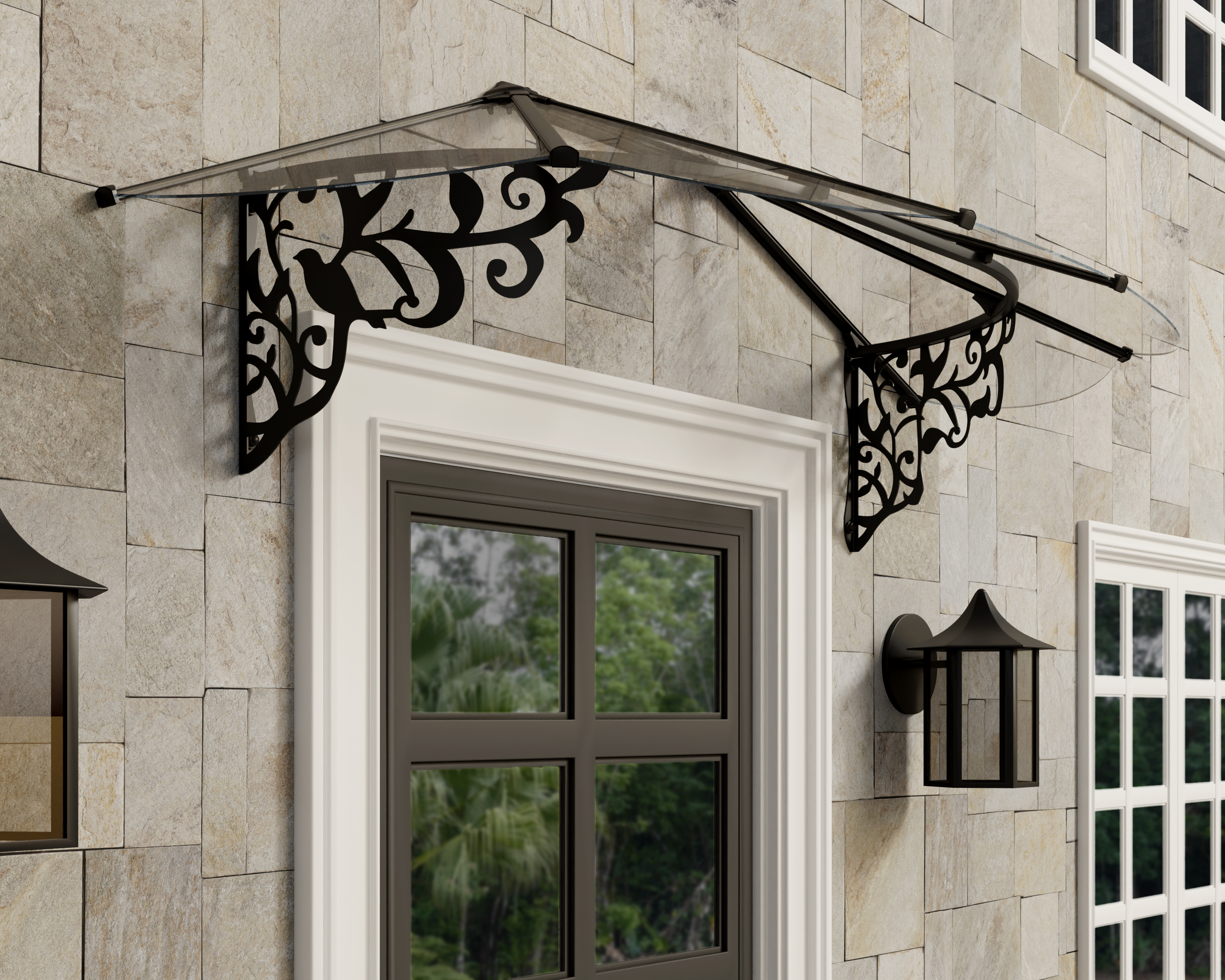 Lily door 2130 awning