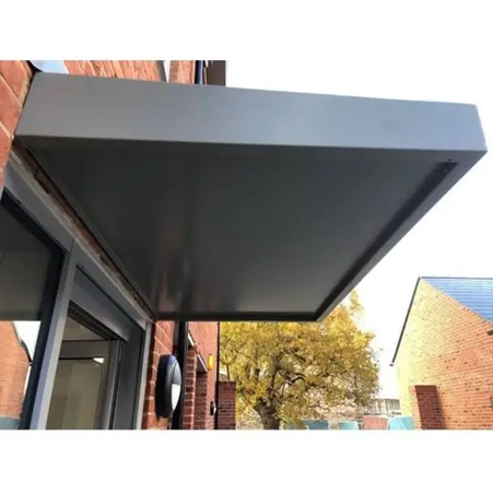 Aluminium door canopy soffit