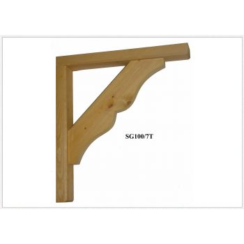 F-SG-A shaped range of brackets from 300mm to 900mm projection