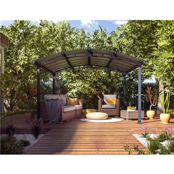 Tucson Aluminium Car Port or Gazebo in Grey