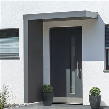  The Notting Hill Aluminium canopy with LED strip and side panel