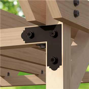 Simpson Strong Tie APL4 Ornamental L Shape Strap Tie