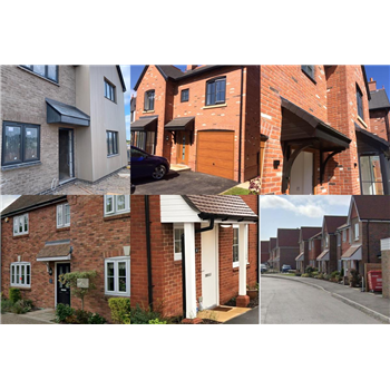 Mono Pitch Ramsbottom Door Canopy/Bay roof/porch. Low maintenance.