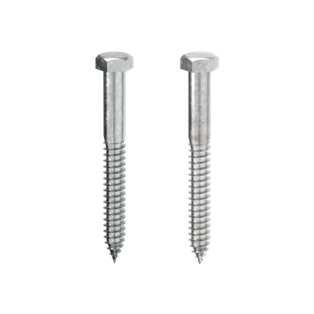 Carbon steel with bright zinc plated coach screw