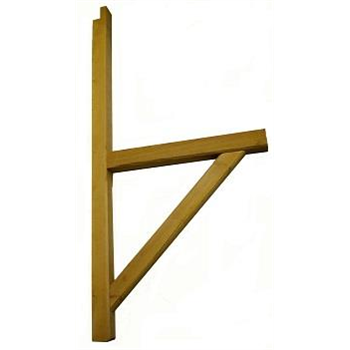 F-MSL-40-S Mono pitched Timber porch Gallows Bracket 680mm projection