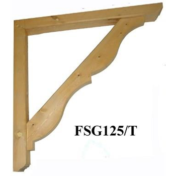 F-SG125-12-T Heavy DutyTimber Gallows Bracket 1200mm projection