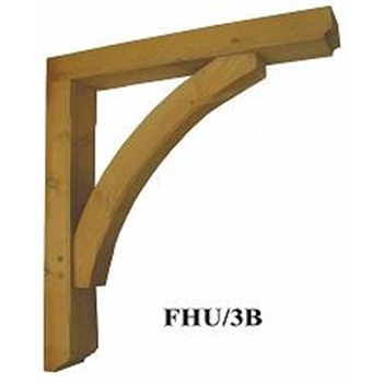 F-HU-3B Engineered Heavy DutyTimber Gallows Bracket Projection 1000mm