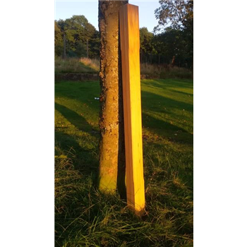 Accoya stopped bevelled  post finishing 91mm x 91mm