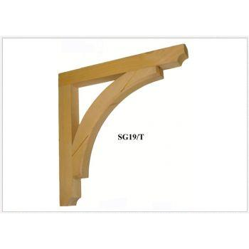 F-SG19-T Timber Gallows Bracket 380mm projection