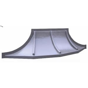 Georgian lead look GRP bay roof/canopy