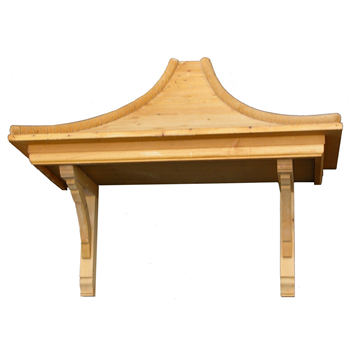 Georgian canopy-Bay roof to receive lead- Code - F-GCL