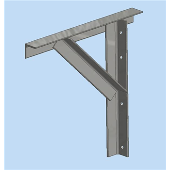GGB2- Galvanised Gallows Bracket 480 x 480 x 50