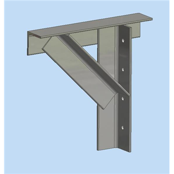 GGB3- Galvanised Gallows Bracket 380 x 380 x 70