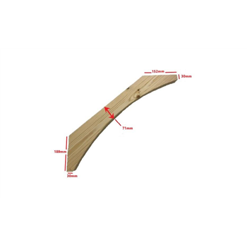 F-FCB  Feature brace, projects 456mm at 40 degrees.