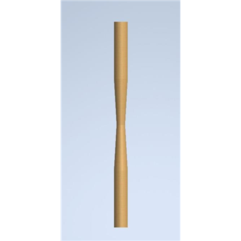 Yeovil Accoya turned post 1800mm x FS 121mm- product code- F-A-YVP-1