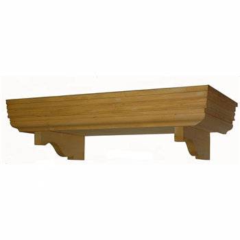 Flat self supporting Wilmslow wood/Timber Door Canopies   