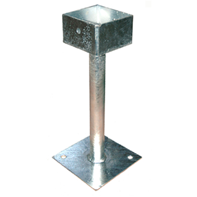 Galvanised Cup Post Bases