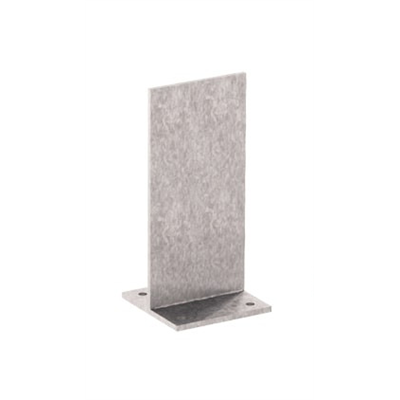Galvanised Vertical Plate post support
