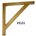 F-g11 large projection gallow bracket