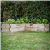 Caledonian corner raised bed outdoor