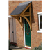 lean to door canopy light Oak