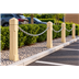 timber bollard by Blackwood Outdoor living