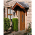 Turton period dual pitch timber door canopy. Low headroom, 1680mm wide, 500 projection- F-T1