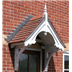 Walmersley period dual pitch timber door canopy, 1510mm wide, 505mm projection- F-PCS-W3