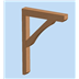F-GS550 Timber Gallows Bracket 550mm projection