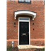 Disley Curved eyebrow timber door canopy- Products code F-DC1