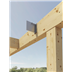 Alumini  connector on Timber