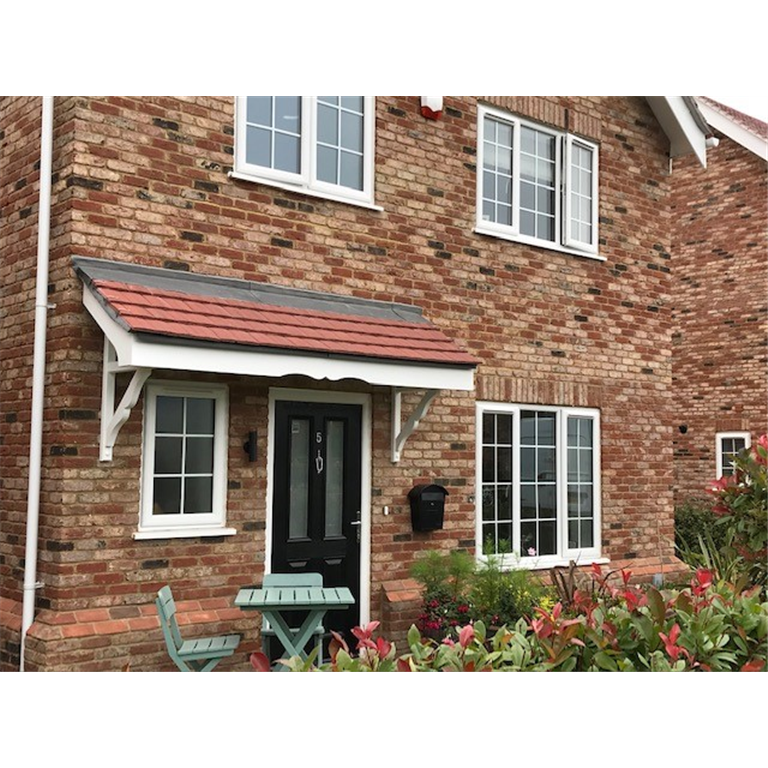 Double lean to timber canopy