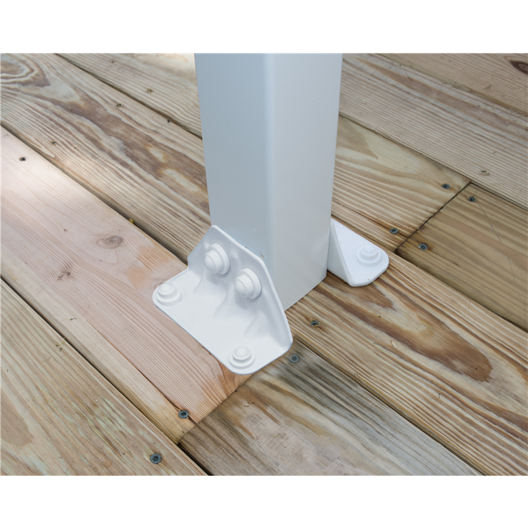 Olympia patio cover leg white