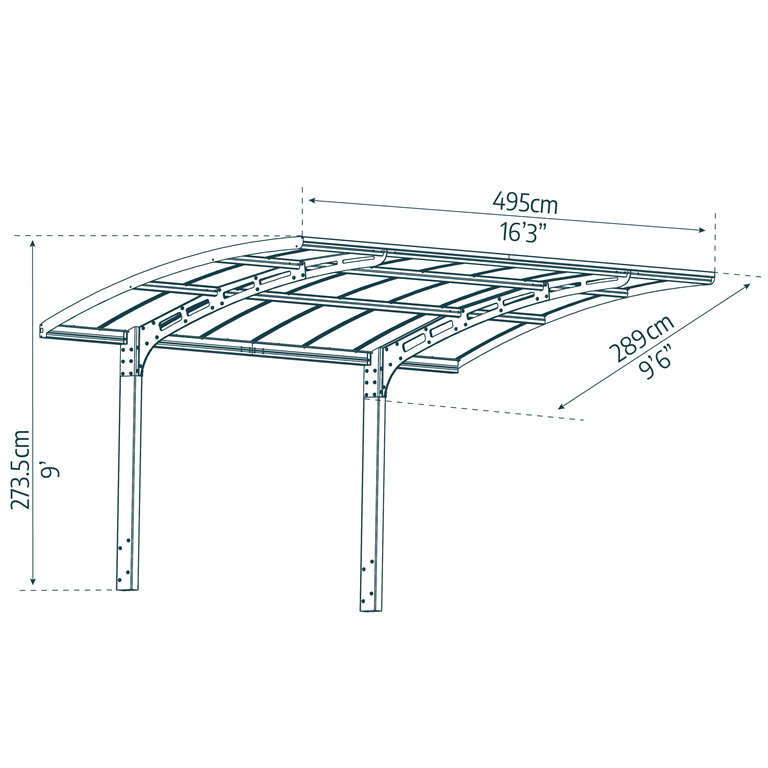 Arizona Breeze car port dimensions
