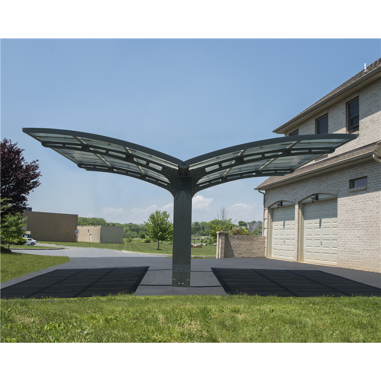 Canopia Arizona double wave car ports