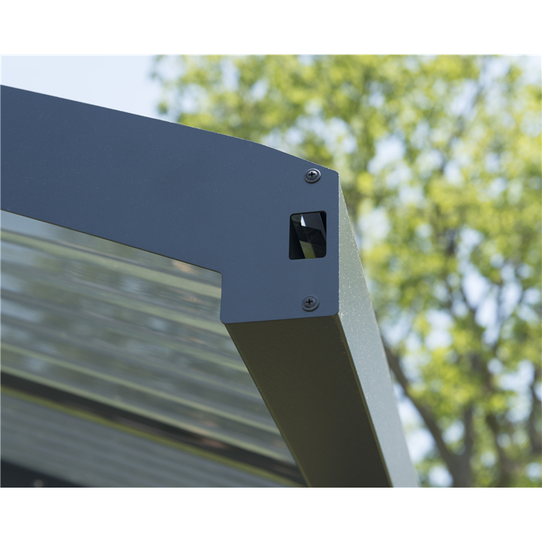 Arizona double wave car port gutter