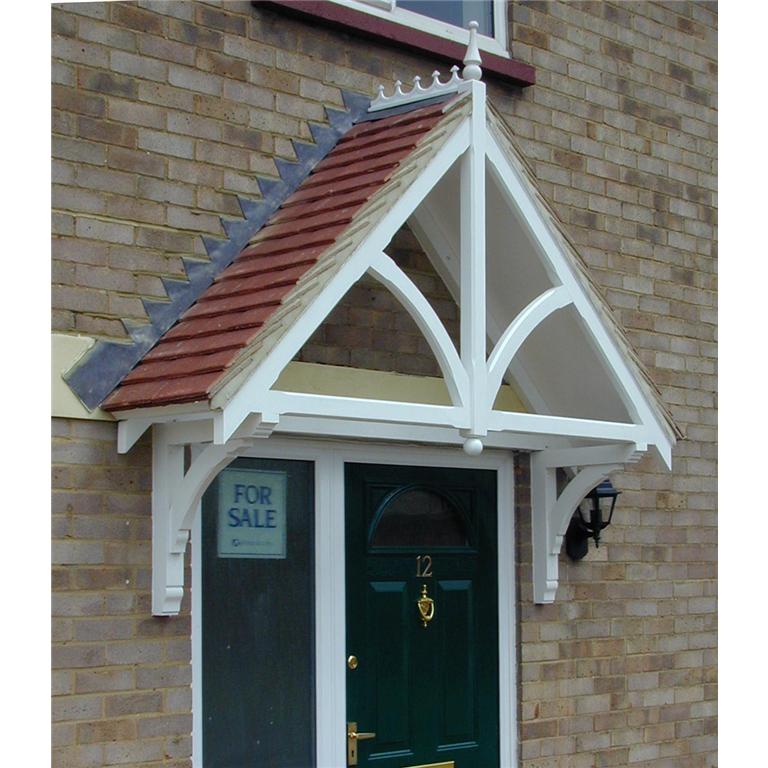 timber door canopy