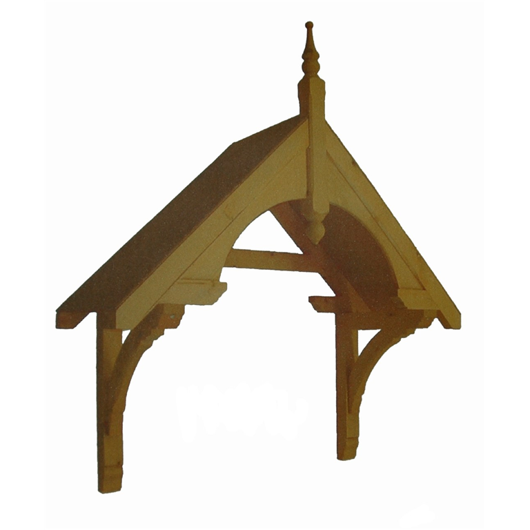 bare timber canopy