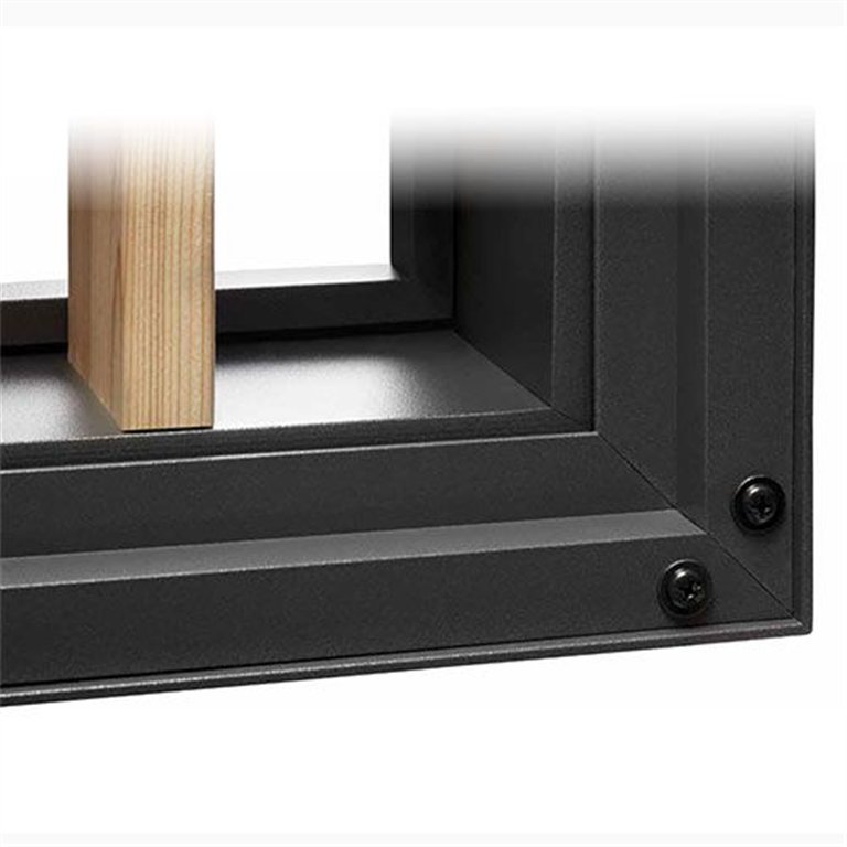 aluminium and Larch canopy