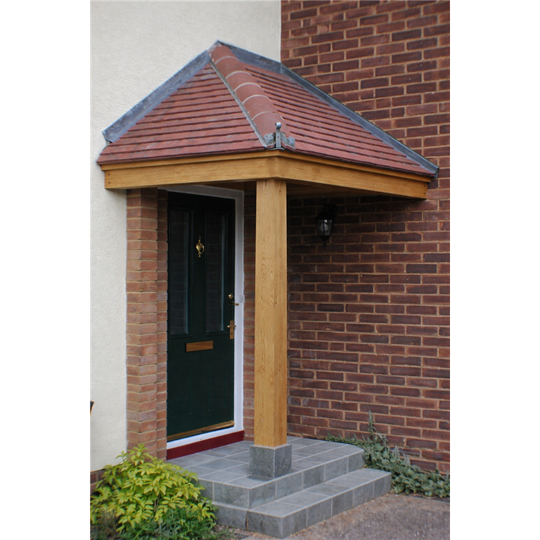 single hip supported on a post