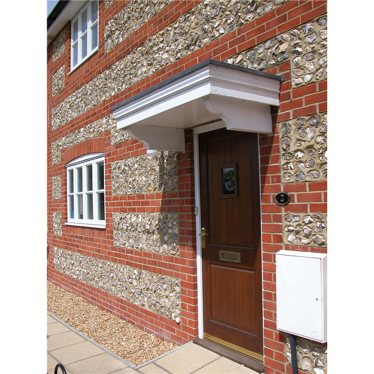 Ashton timber flat door canopy