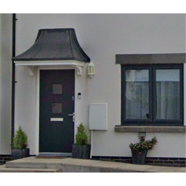 grp door canopy georgian