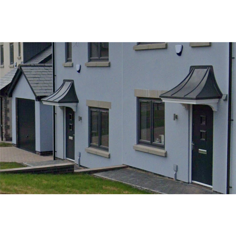 door canopy in GRP