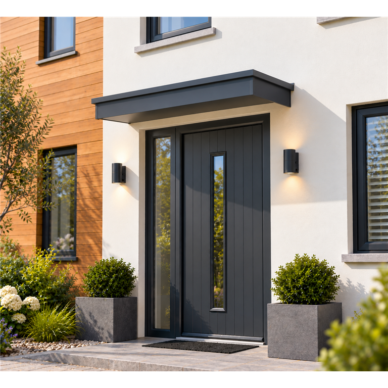 Corby Accoya door canopy