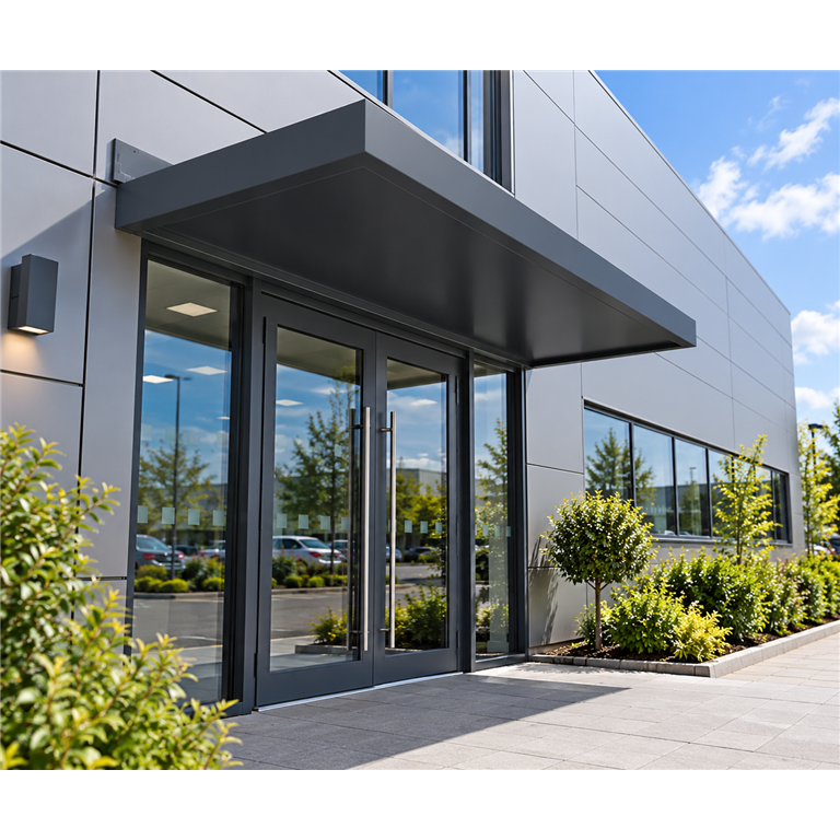 1200mm canopy on commercial premises