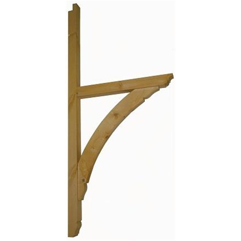 F-MSL-55-T Timber mono pitch porch Gallows Bracket projection 700mm
