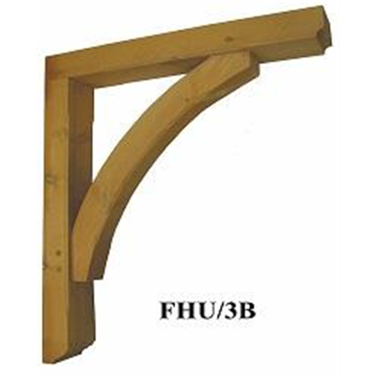 F-HU-3B Engineered Heavy DutyTimber Gallows Bracket Projection 1000mm