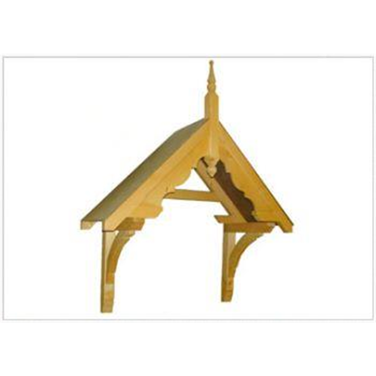 Edgeworth period Dual pitch timber door canopy 1340mm wide, 505mm projection-Code -F-PCS-E1