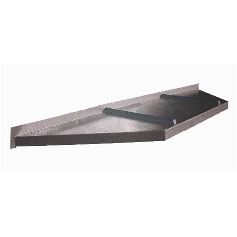 Bay window lead look low fall GRP roof. GSC-B-R
