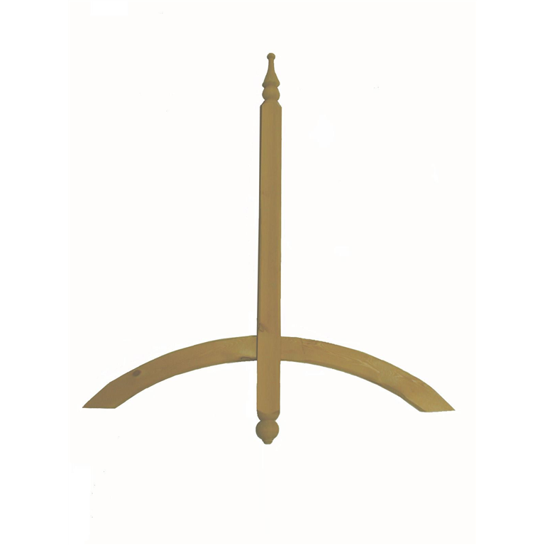 Cruciform curved tie rail-F- CF3